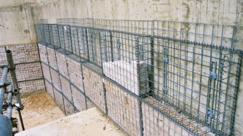 Outer wall cladding (mid-construction)