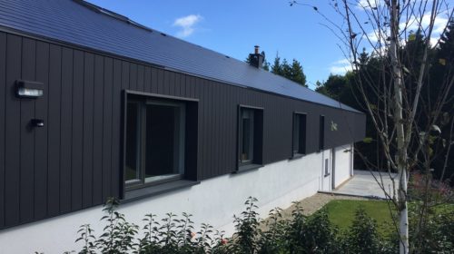 150 Flush Barn Black Dura Cladding