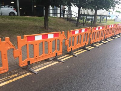 Ridgeguard pedestrian restraint barriers